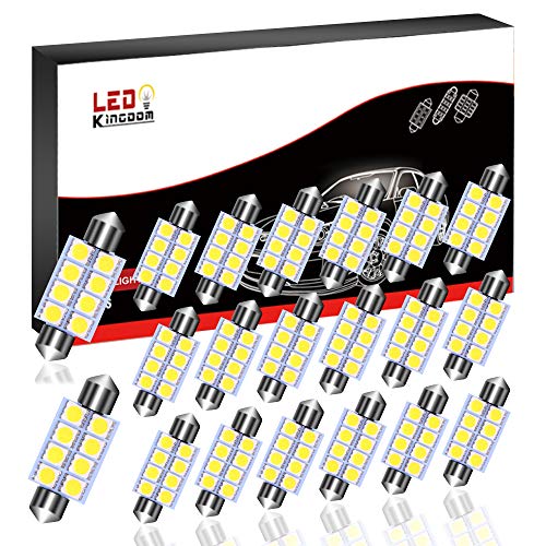 Product Cover 578 LED Bulb, LEDKINGDOMUS 20pcs 42mm 1.65