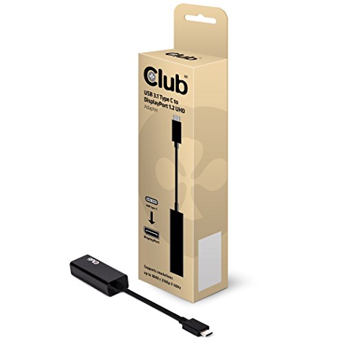 Product Cover Club3D USB 3.1 Type C to DisplayPort 1.2 UHD Active Adapter (CAC-1507)