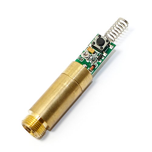 Product Cover 532nm Green Diode Lasers 10mw Brass Laser Dot Module 3V with Driver