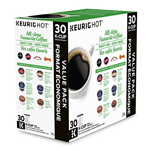 Product Cover Keurig All-Time Favorite Coffees Variety Box K-Cup Single Serve Keurig Certified Recyclable K-Cup pods for Keurig brewers, 30 Count