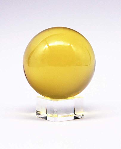 Product Cover Cafurty Natural Citrine Calcite Crystal Sphere Ball Healing Gemstone 40MM