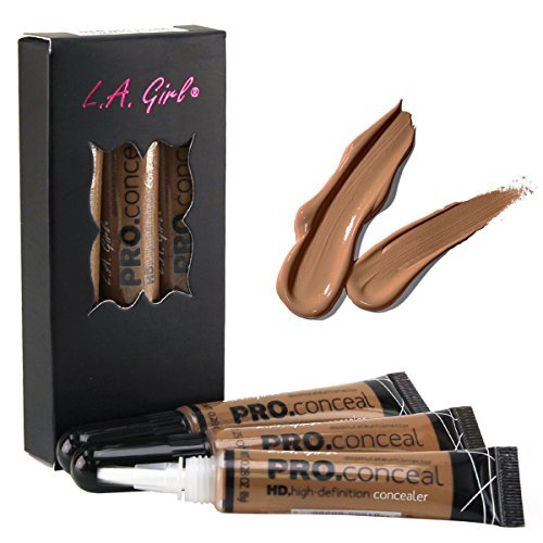 Product Cover LA Girl HD Conceal High Definition Concealer (Chestnut)(pack of 3)