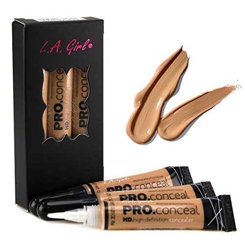 Product Cover LA Girl HD Conceal High Definition Concealer (Medium Beige)(pack of 3)