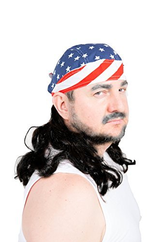 Product Cover The Freebird Mullet Wig Skull Cap