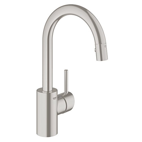 Product Cover Concetto Single-Handle Pull-Down Sprayer Kitchen Faucet with Dual Spray in SuperSteel InfinityFinish