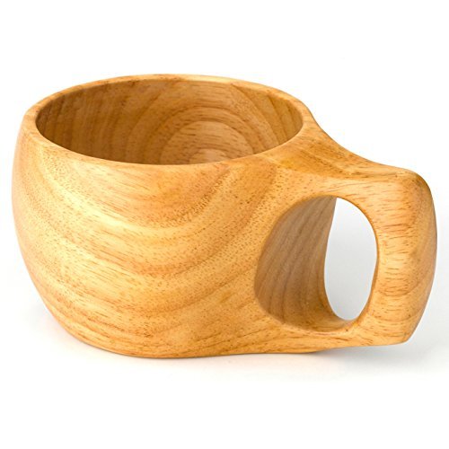 Product Cover Bamber Wood Coffee Mug Cups, Teacups, Decorative Cups - Rubber Wood