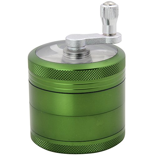 Product Cover DCOU Hand Cranked Premium Grinder Unbreakable Aluminum Grinder for Herb and Spice 4 Parts 2.2 Inch