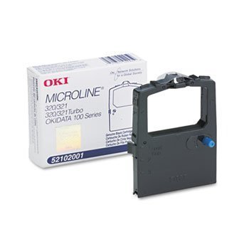Product Cover Okidata 52102001 Microline 320 321 Ribbon Cartridge (Black, 6-Pack)