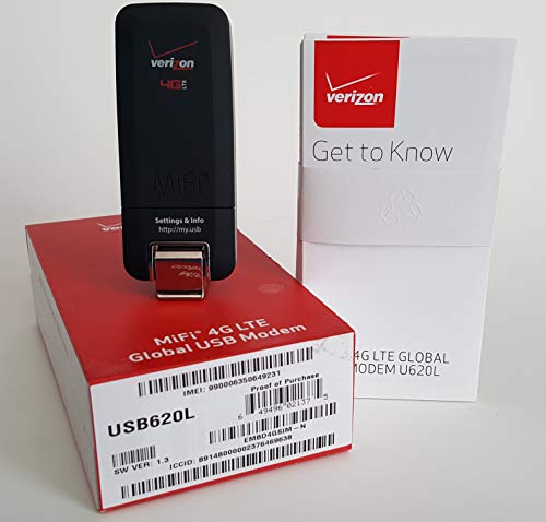 Product Cover Verizon MiFi USB620L U620L 4G LTE Global USB Modem Black,Verizon