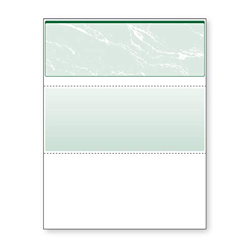 Product Cover DocuGard Green Marble Top Check, 8.5 x 11 Inches, 24 lb, 500 Sheets, 1 Check Per Sheet (04502)