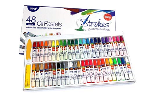 Product Cover Premium Oil Pastels 48 Assorted Colors Non Toxic, Smooth Blending Texture, Ideal For All Artist Levels