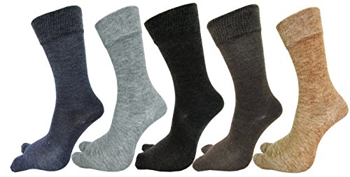 Product Cover RC. ROYAL CLASS Women's Warm Woolen Calf Length Thumb Socks (Multicolour, Large)- Set of 5 Pairs