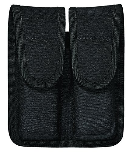 Product Cover Bianchi Patroltek 8002 Double Magazine Pouch with Hidden Snap, Nylon, Black