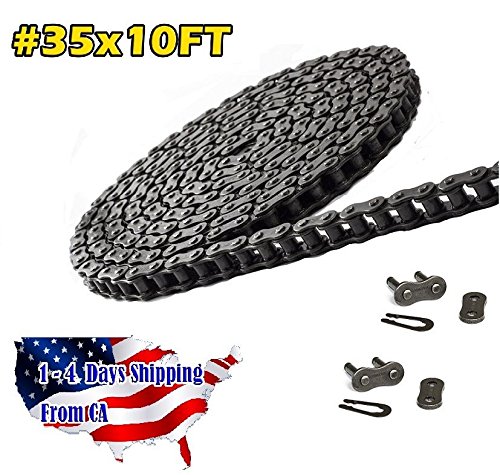 Product Cover 35 Roller Chain 10 Feet with 2 Connecting Links