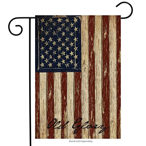 Product Cover Briarwood Lane Old Glory Patriotic Garden Flag Vintage American Flag 12.5