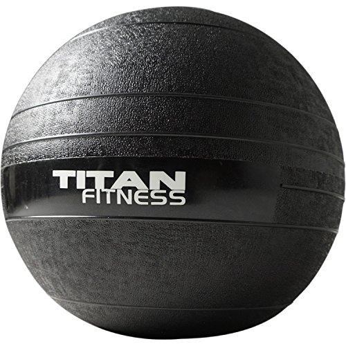 Product Cover Titan Fitness 10-60 lb Slam Spike Ball Rubber Exercise Weight Workout