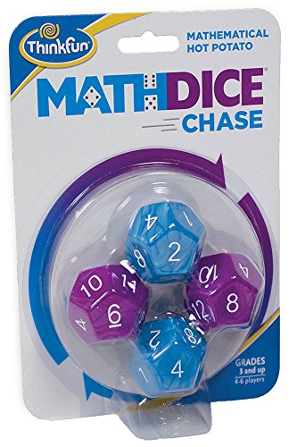 Product Cover ThinkFun Math Dice Chase - The Fun Game of Mathematical Hot Potato, Invented by a Math Teacher