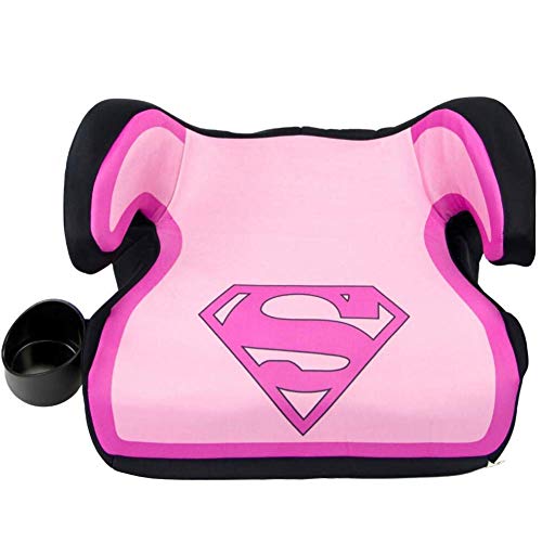 Product Cover KidsEmbrace Backless Booster Car Seat, DC Comics Pink Supergirl
