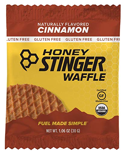 Product Cover Honey Stinger Organic Gluten Free Waffle, Cinnamon, Sports Nutrition, 1.06 Ounce (16 Count)