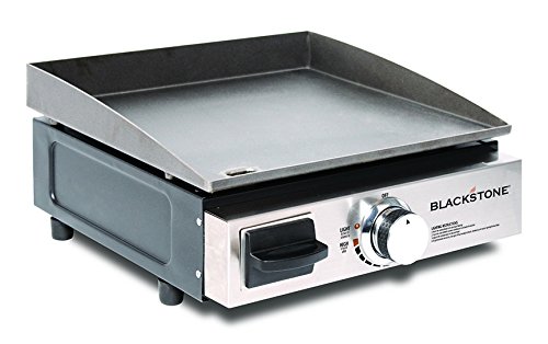 Product Cover Blackstone Table Top Grill - 17 Inch Portable Gas Griddle - Propane Fueled - For Outdoor Cooking While Camping, Tailgating or Picnicking
