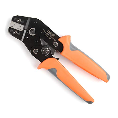 Product Cover IWISS SN-01BM Ratchet Crimper AWG28-20 for XH2.54/3.96,PH2.0,PX,JST,Molex Terminal