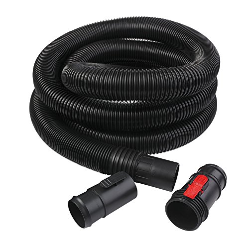 Product Cover WORKSHOP Wet Dry Vacuum Accessories WS25021A 13-Foot Wet Dry Vacuum Hose, Extra Long 2-1/2-Inch x 13-Feet Locking Wet Dry Vac Hose for Wet Dry Shop Vacuums