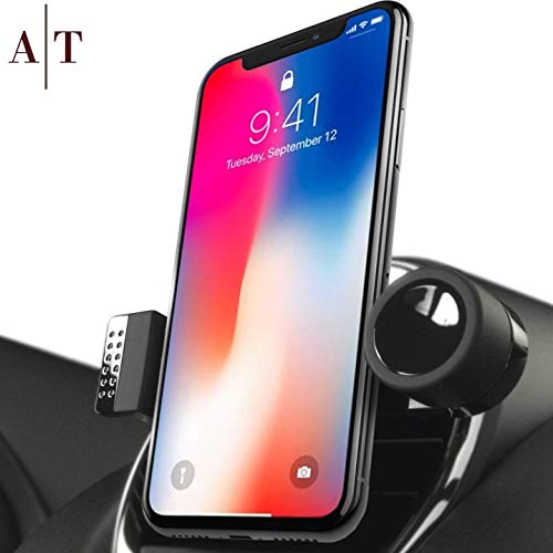 Product Cover Cell Phone Holder for Car Air Vents | 360° Rotation Car Phone Mount, Fits All Smartphones - iPhone 11 Pro, 11, X, XR, XS Max, 8, 7, 6, 5, | 6/7/8 Plus | S8, S9, Note 9 | Luxury Vent Phone Holder