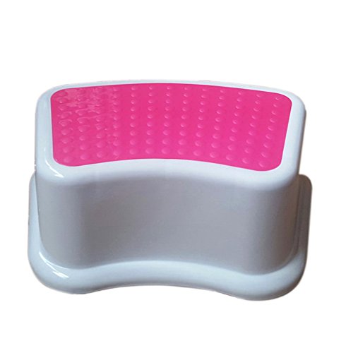 Product Cover Kids Best Friend Girls Pink Step Stool, Ideal Gift, Take It Along in Bedroom, Kitchen, Bathroom and Living Room. Great for Potty Training