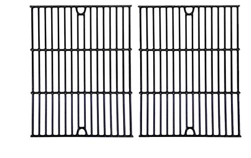 Product Cover Porcelain Cast Iron Cooking Grid Replacement for Charbroil 463411512, Kenmore 122.16134110, 720-0773, Master Forge 1010037 and Nexgrill 720-0773 Gas Grill Models, Set of 2