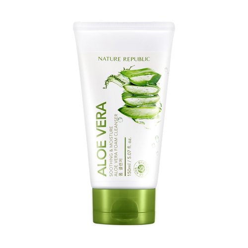 Product Cover Nature Republic Soothing and Moisture Aloe Vera Foam Cleanser