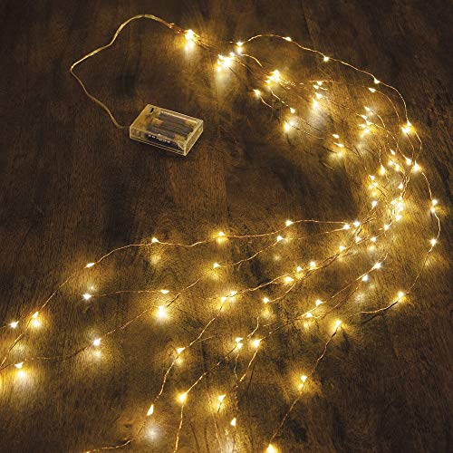 Product Cover Fairy Lights, 8 Strand Spray, 120 LED, 3.8 ft, Copper Wire, Warm White