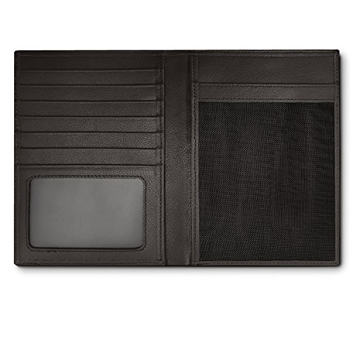 Product Cover RFID Blocking Leather Passport Holder For Men and Women - Black