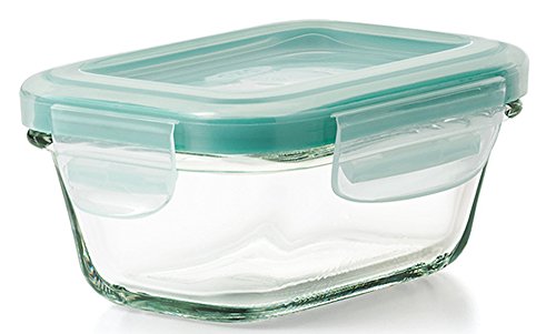 Product Cover OXO Good Grips 4 Ounce Smart Seal Leakproof Glass Rectangle Food Storage Container