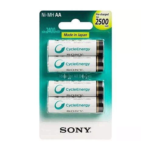 Product Cover Sony AA 2500 mAh Rechargeable Battery (Pre-Charged) (Pack of 4)