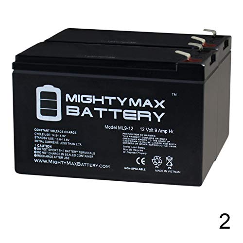 Product Cover Mighty Max Battery 12V 9Ah SLA Battery for Razor MX350 MX400 Dirt Bike - 2 Pack Brand Product