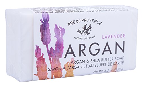 Product Cover Pre de Provence Moroccan Argan Oil & Shea Butter Quad Milled Soap Bar (150 g) - Lavender