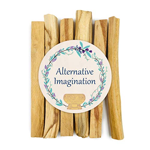 Product Cover Alternative Imagination Premium Palo Santo Holy Wood Incense Sticks, for Purifying, Cleansing, Healing, Meditating, Stress Relief. 100% Natural and Sustainable, Wild Harvested. (6)