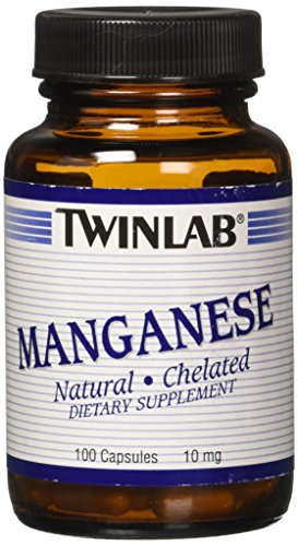 Product Cover Twinlab 10 mg Manganese Capsules, 100 Count