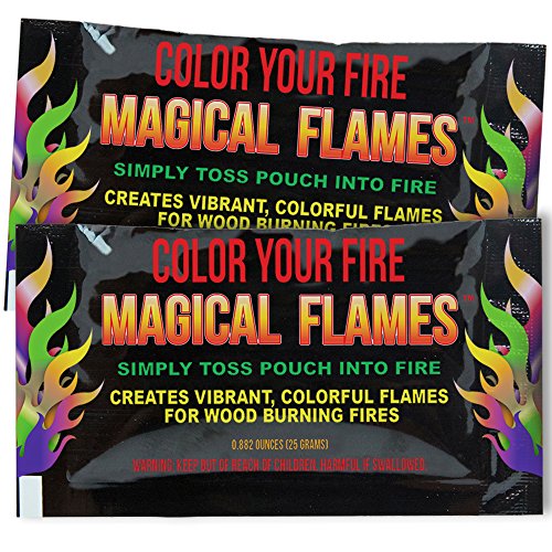 Product Cover Magical Flames 12-Pack: Twice The Color, Half The Price! Creates Vibrant, Rainbow Colored Flames