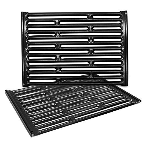 Product Cover Hongso 7523 7521 7522 15 Inches Porcelain Enameled Cooking Grill Grates Replacement Grid for Weber Spirit E-210, Spirit S 200 & 210 Genesis Silver A, Spirit 500 7534 65904 65905 Gas Grills PCG523