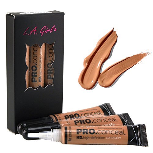 Product Cover LA Girl HD Pro Conceal High Definition Concealer (Toffee) (pack of 3)