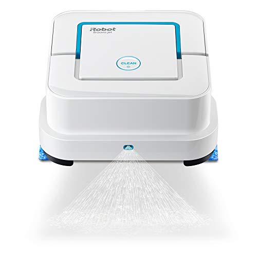 Product Cover iRobot Braava jet 240 Superior Robot Mop - App enabled, Precision Jet Spray, Vibrating Cleaning Head, Wet and Damp Mopping, Dry Sweeping Modes
