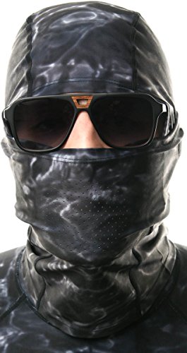 Product Cover Aqua Design: Cool Weather Mens Face Mask UPF50+ Sun Wind Helmet Liner Balaclava