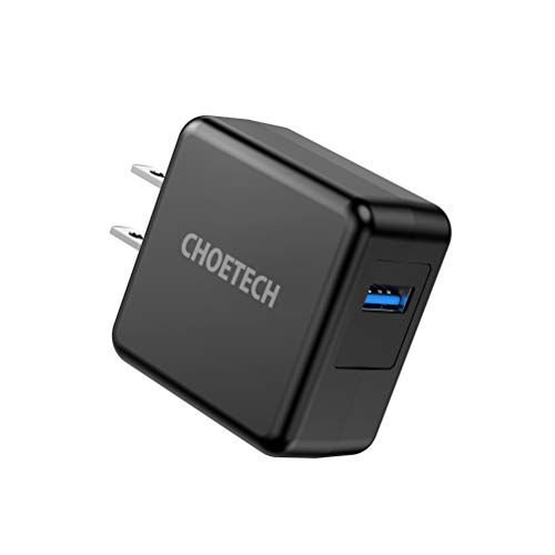 Product Cover Quick Charge 3.0, CHOETECH 18W USB Wall Charger for Samsung Galaxy S10/S9/S8/S7/S6/Edge/Plus, Note 9/8/7/6, LG G6/V30, HTC 10, Nexus 5/6, Pixel, iPhone X 8 7 6S, iPad and More