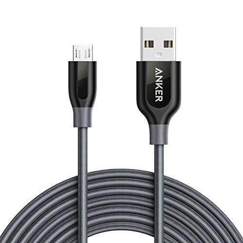 Product Cover Anker PowerLine+ Micro USB (10ft) The Premium Durable Cable [Double Braided Nylon] for Samsung, Nexus, LG, Motorola, Android Smartphones and More