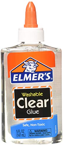Product Cover Elmer's E305  Washable School Glue, 5 oz Bottle, 4 Pack, Clear