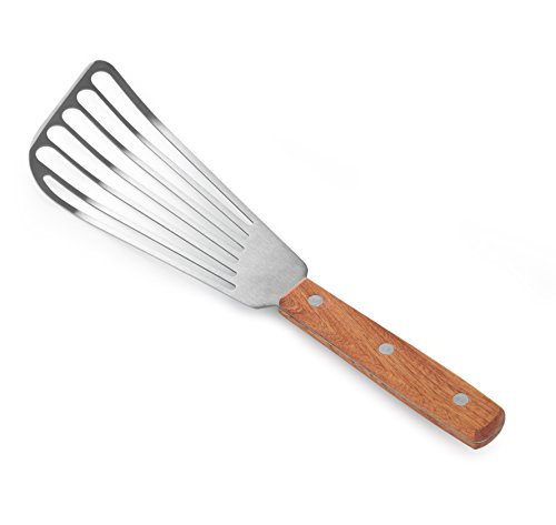 Product Cover New Star Foodservice 43068 Wood Handle Fish Spatula, 6.5