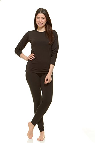 Product Cover Women's Ultra Soft Thermal Underwear Long Johns Set with Fleece Lined