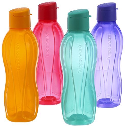 Product Cover Tupperware Eco Sports Water Bottle Flip Top 1 Ltr 4pcs