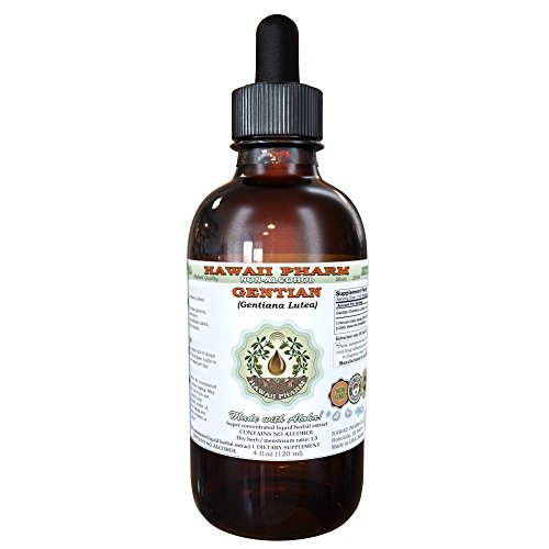 Product Cover Gentian Alcohol-FREE Liquid Extract, Organic Gentian (Gentiana lutea) Dried Root Glycerite 2 oz